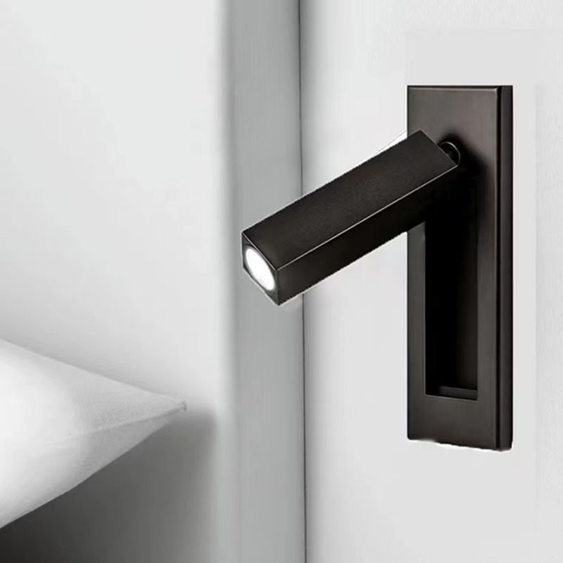 Modern Adjustable LED Wall Reading Light  Minimalist Bedside Lamp