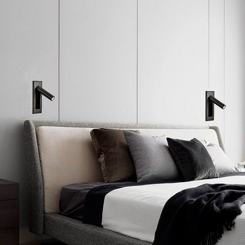 Modern Adjustable LED Wall Reading Light  Minimalist Bedside Lamp