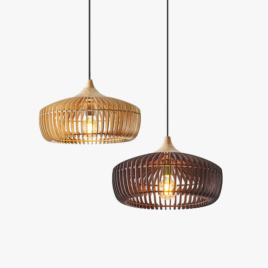 Modern Rattan Pendant Ceiling Light  Woven Bamboo Hanging Lamp for Kitchen & Dining Room