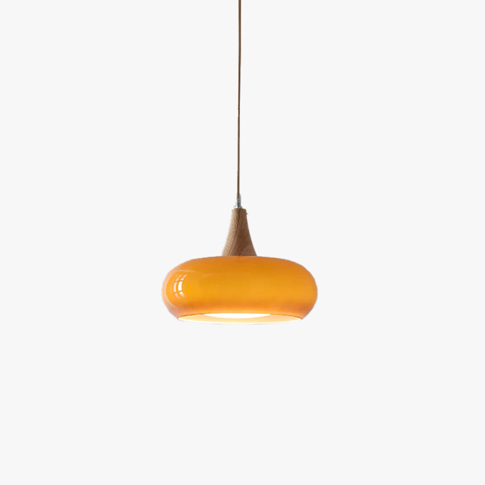 Modern Wooden Pendant Ceiling Light  Minimalist Kitchen & Dining Lamp